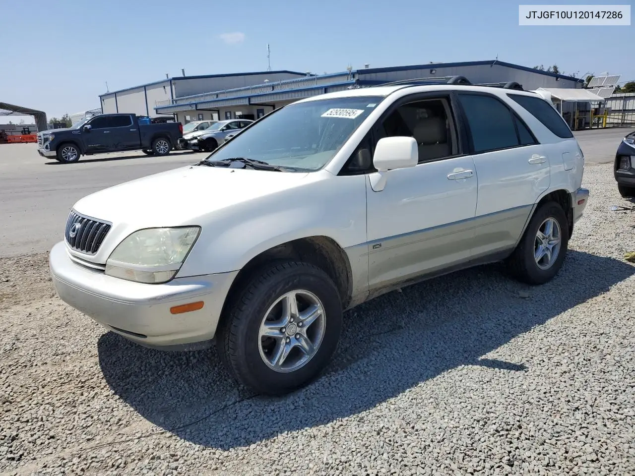 2002 Lexus Rx 300 VIN: JTJGF10U120147286 Lot: 52930595