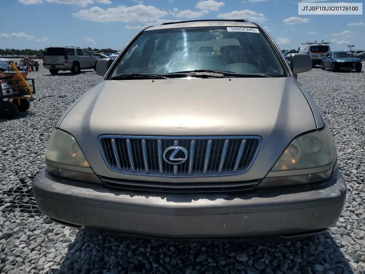 2002 Lexus Rx 300 VIN: JTJGF10UX20126100 Lot: 55652345