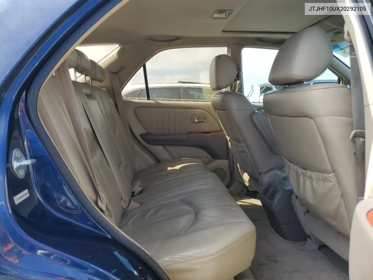 2002 Lexus Rx 300 VIN: JTJHF10UX20292105 Lot: 55905305