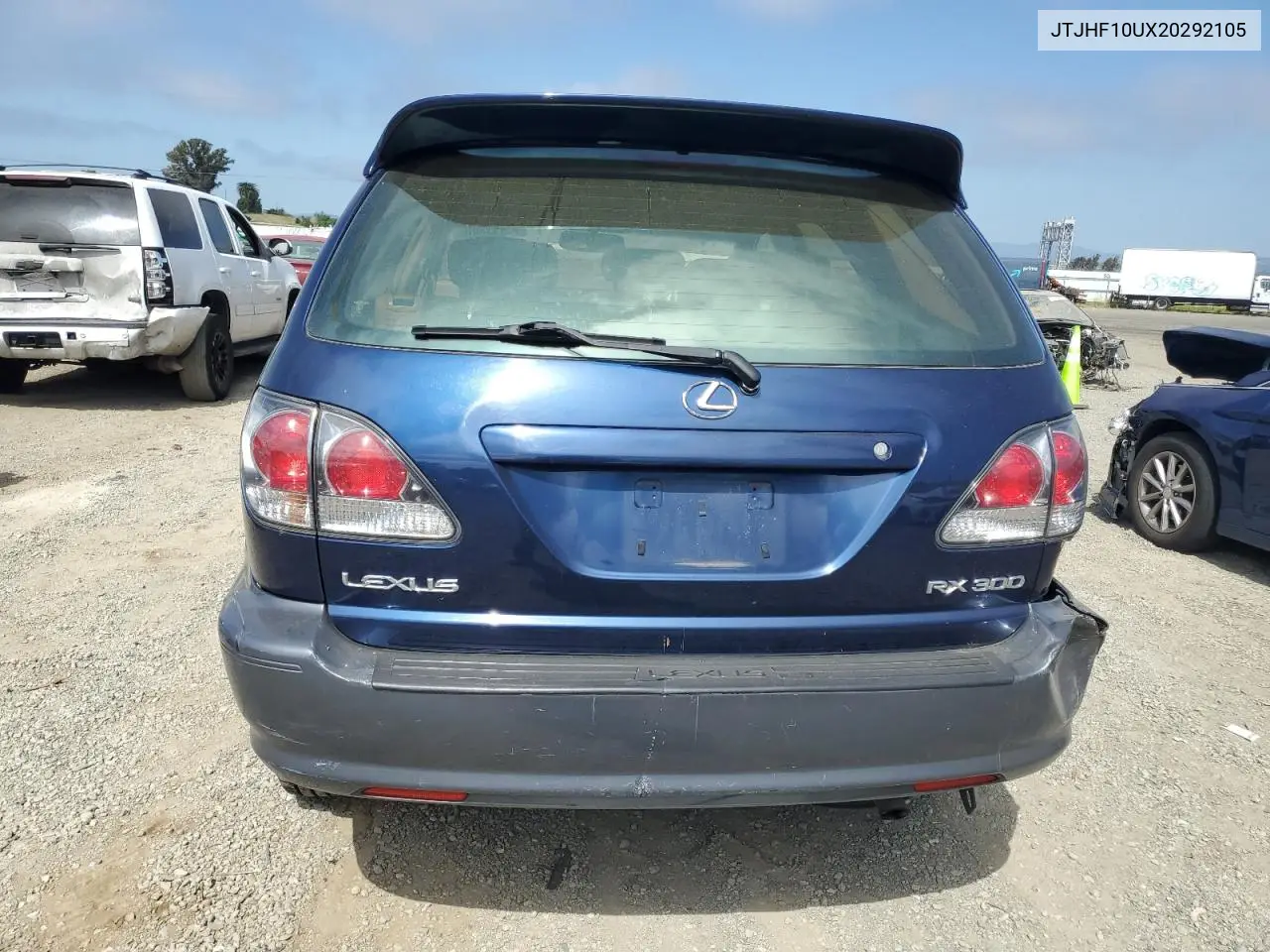 2002 Lexus Rx 300 VIN: JTJHF10UX20292105 Lot: 55905305