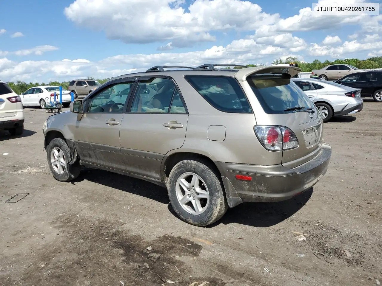 2002 Lexus Rx 300 VIN: JTJHF10U420261755 Lot: 55992045