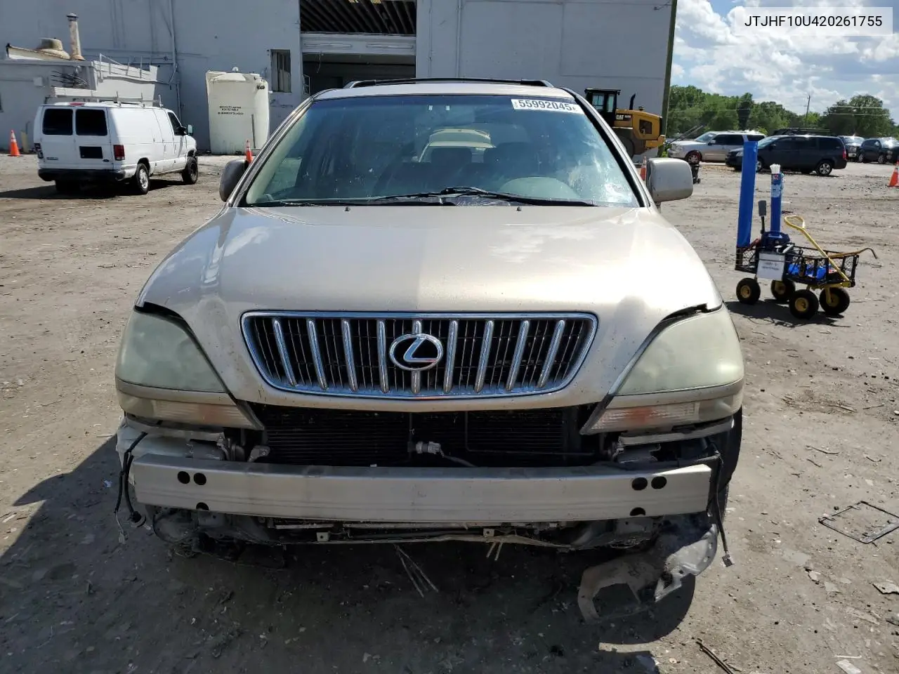 2002 Lexus Rx 300 VIN: JTJHF10U420261755 Lot: 55992045
