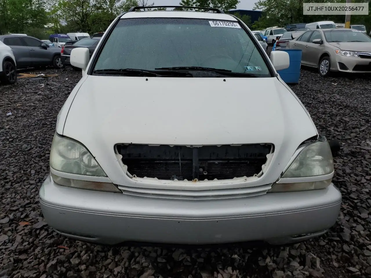 2002 Lexus Rx 300 VIN: JTJHF10UX20256477 Lot: 56170255
