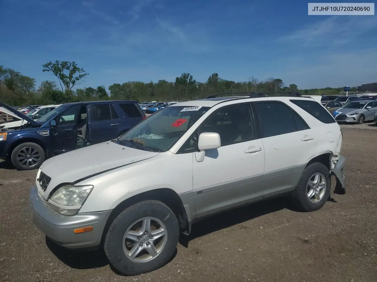 2002 Lexus Rx 300 VIN: JTJHF10U720240690 Lot: 56509355