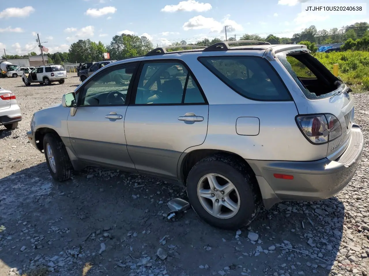 2002 Lexus Rx 300 VIN: JTJHF10U520240638 Lot: 56627365