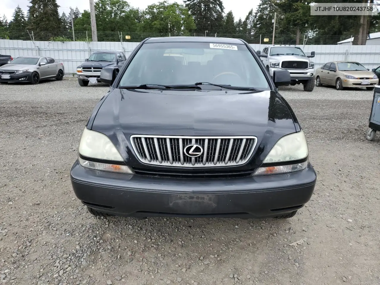 2002 Lexus Rx 300 VIN: JTJHF10U820243758 Lot: 56955365