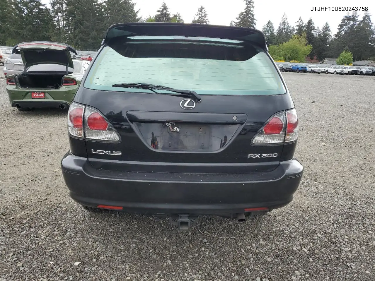 2002 Lexus Rx 300 VIN: JTJHF10U820243758 Lot: 56955365