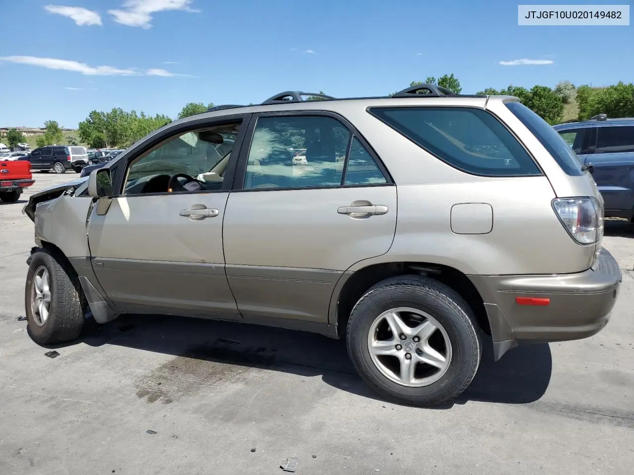 2002 Lexus Rx 300 VIN: JTJGF10U020149482 Lot: 61656075