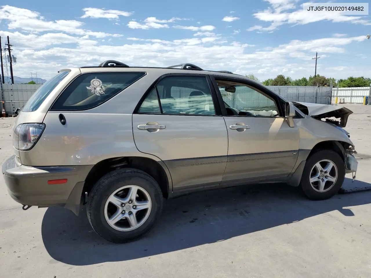 2002 Lexus Rx 300 VIN: JTJGF10U020149482 Lot: 61656075
