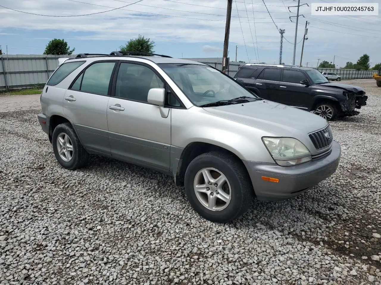 2002 Lexus Rx 300 VIN: JTJHF10U020245763 Lot: 62685305