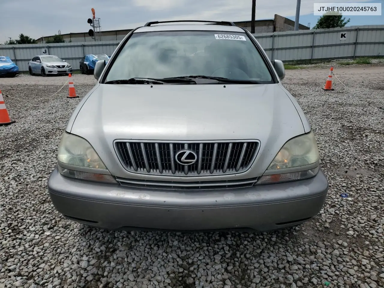 2002 Lexus Rx 300 VIN: JTJHF10U020245763 Lot: 62685305