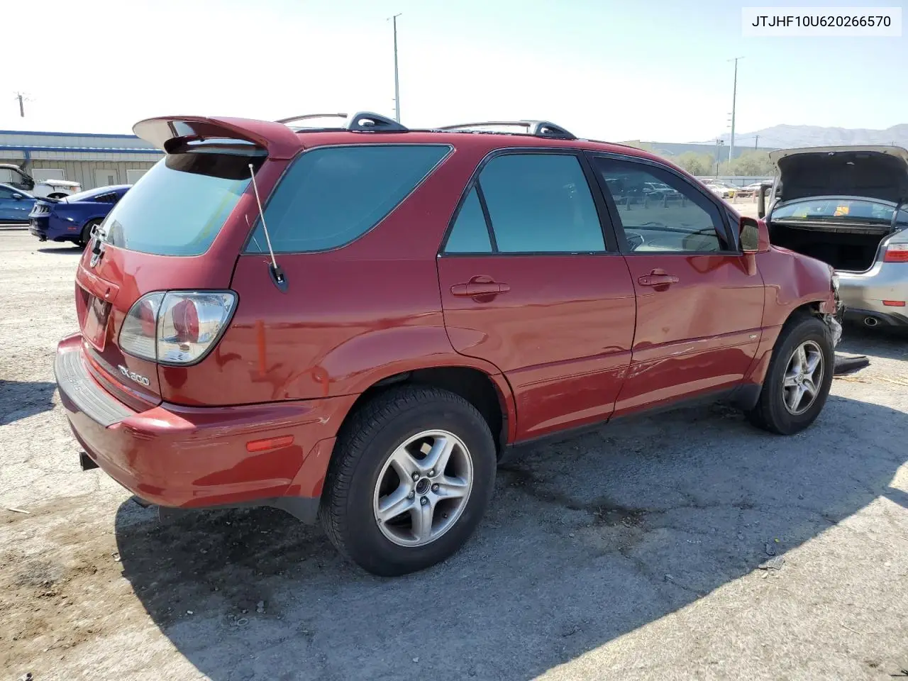 2002 Lexus Rx 300 VIN: JTJHF10U620266570 Lot: 62873765
