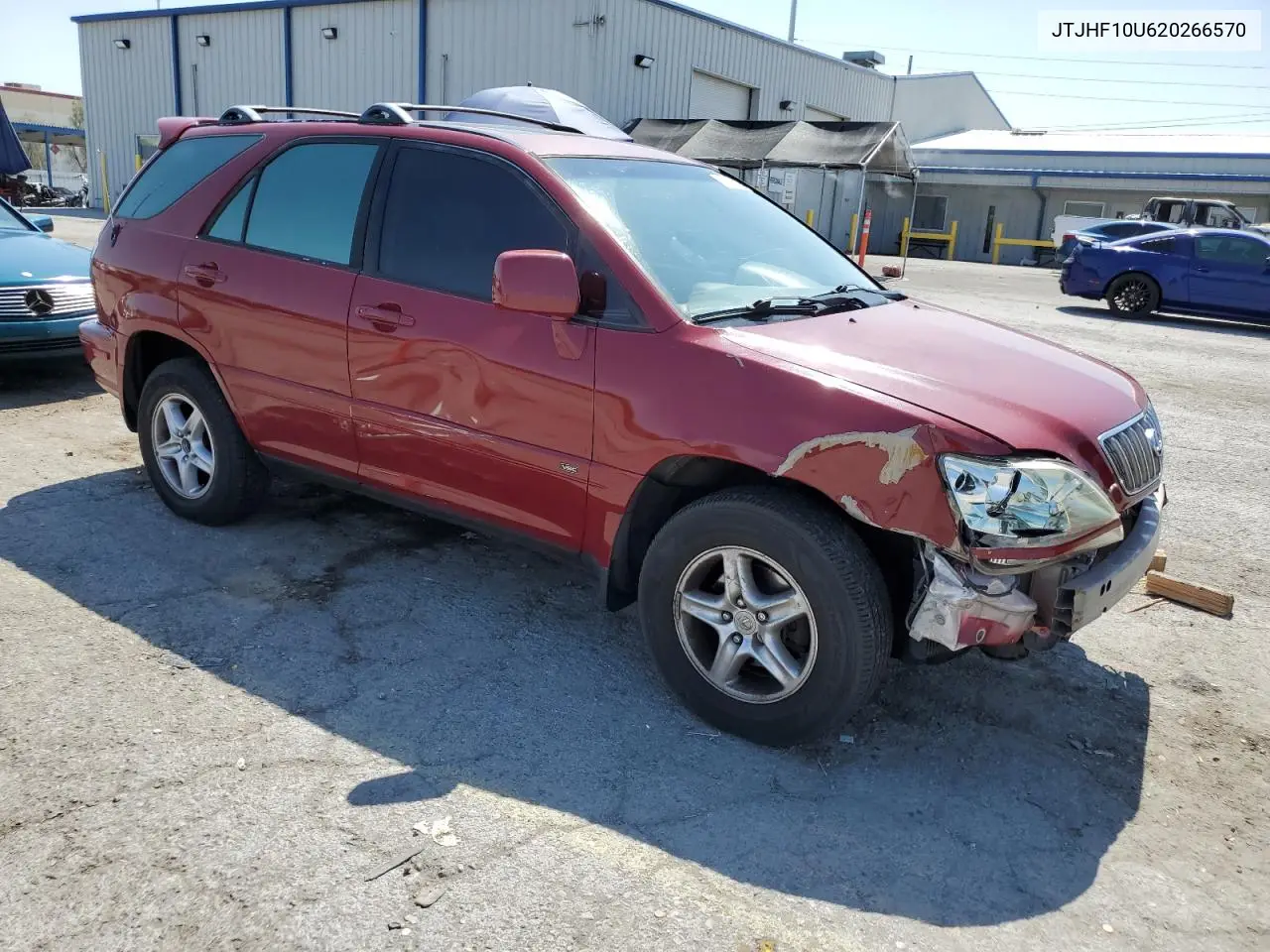 2002 Lexus Rx 300 VIN: JTJHF10U620266570 Lot: 62873765