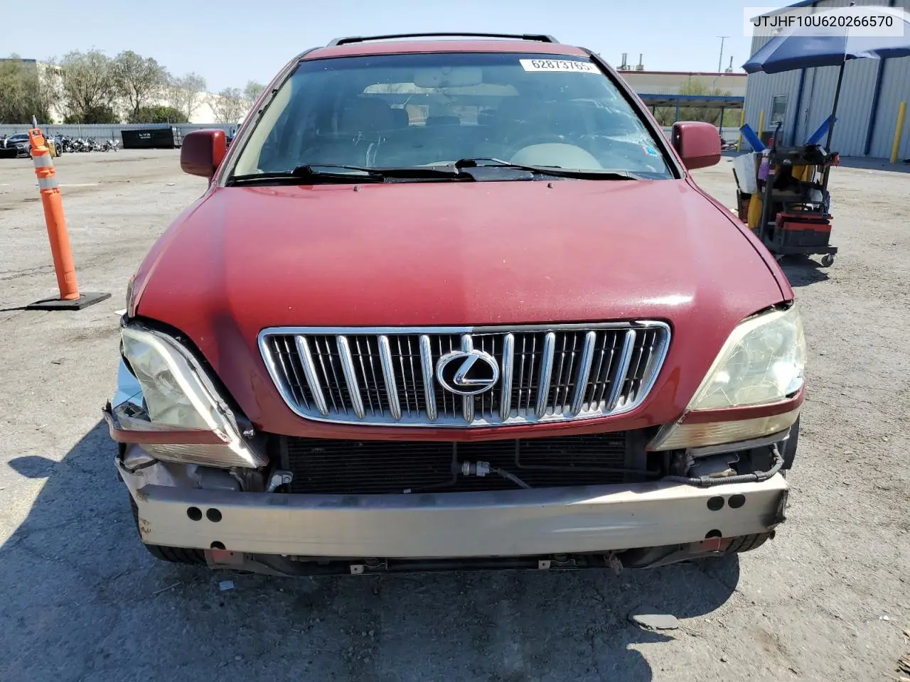 2002 Lexus Rx 300 VIN: JTJHF10U620266570 Lot: 62873765