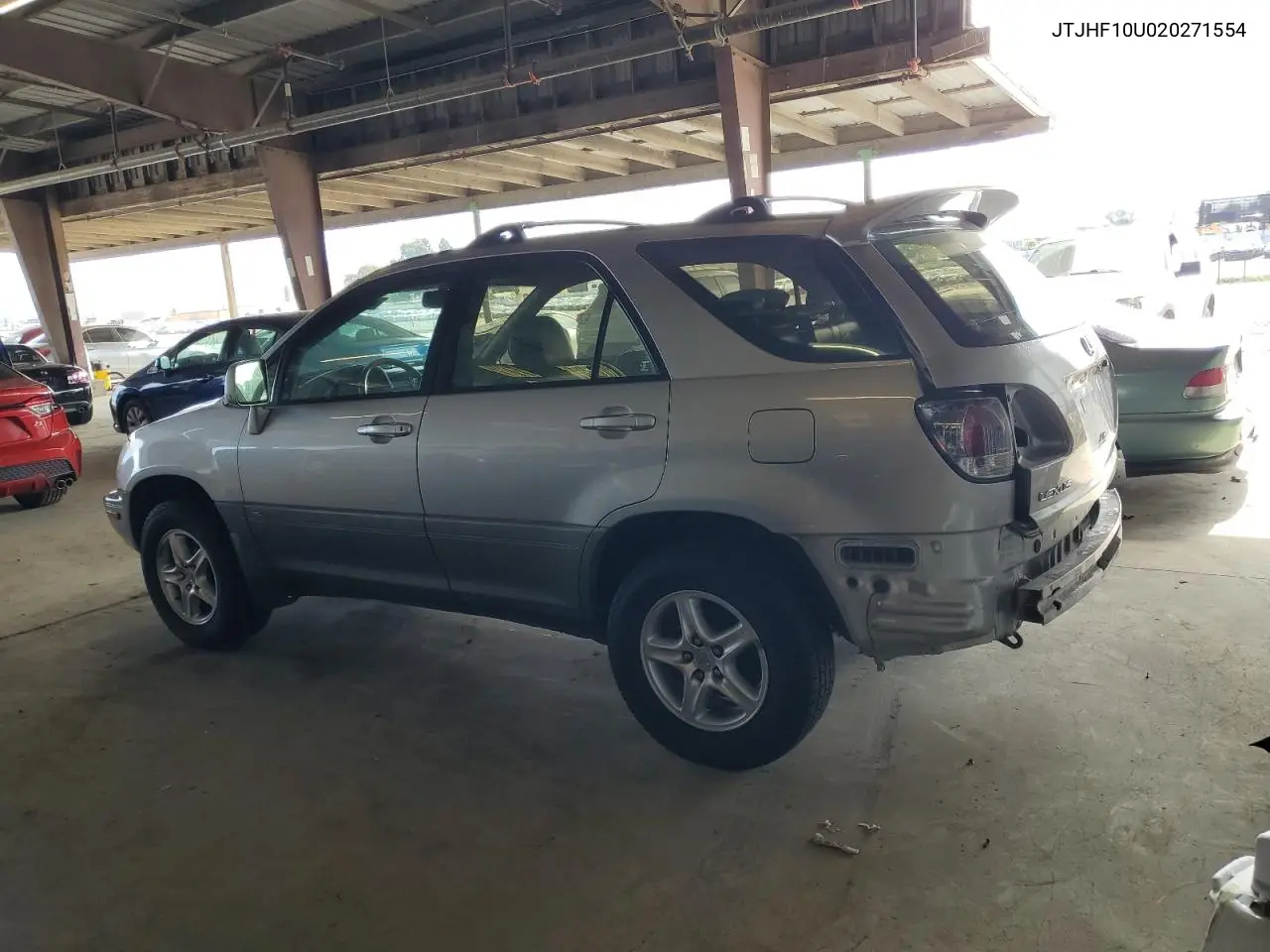 2002 Lexus Rx 300 VIN: JTJHF10U020271554 Lot: 63042625