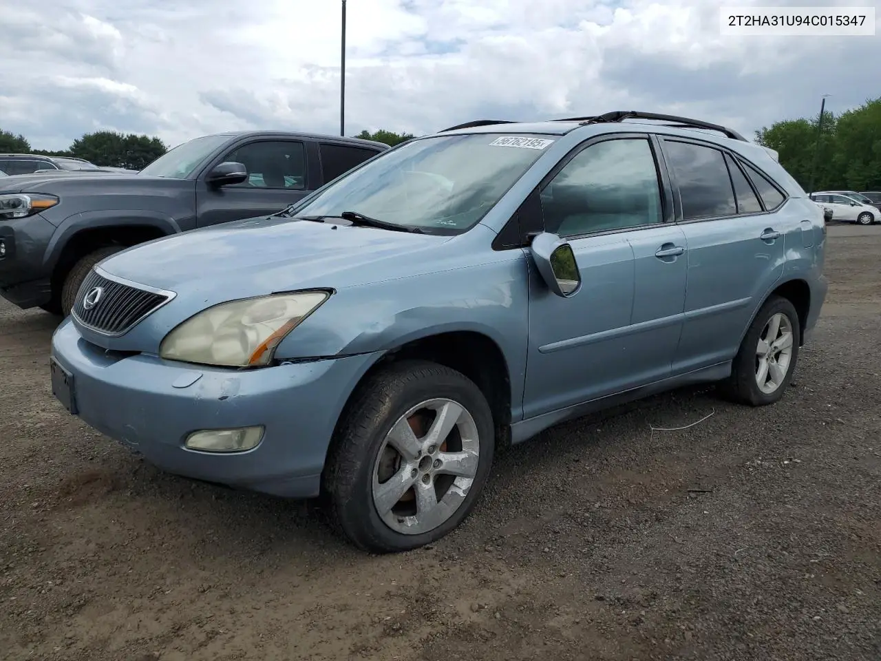 2004 Lexus Rx 330 VIN: 2T2HA31U94C015347 Lot: 56762195