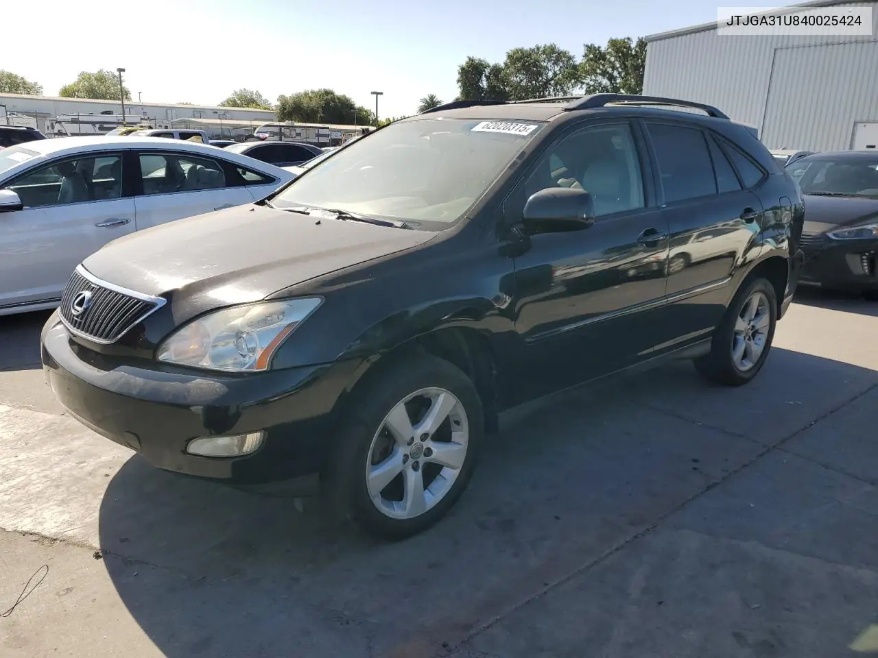 2004 Lexus Rx 330 VIN: JTJGA31U840025424 Lot: 62020315