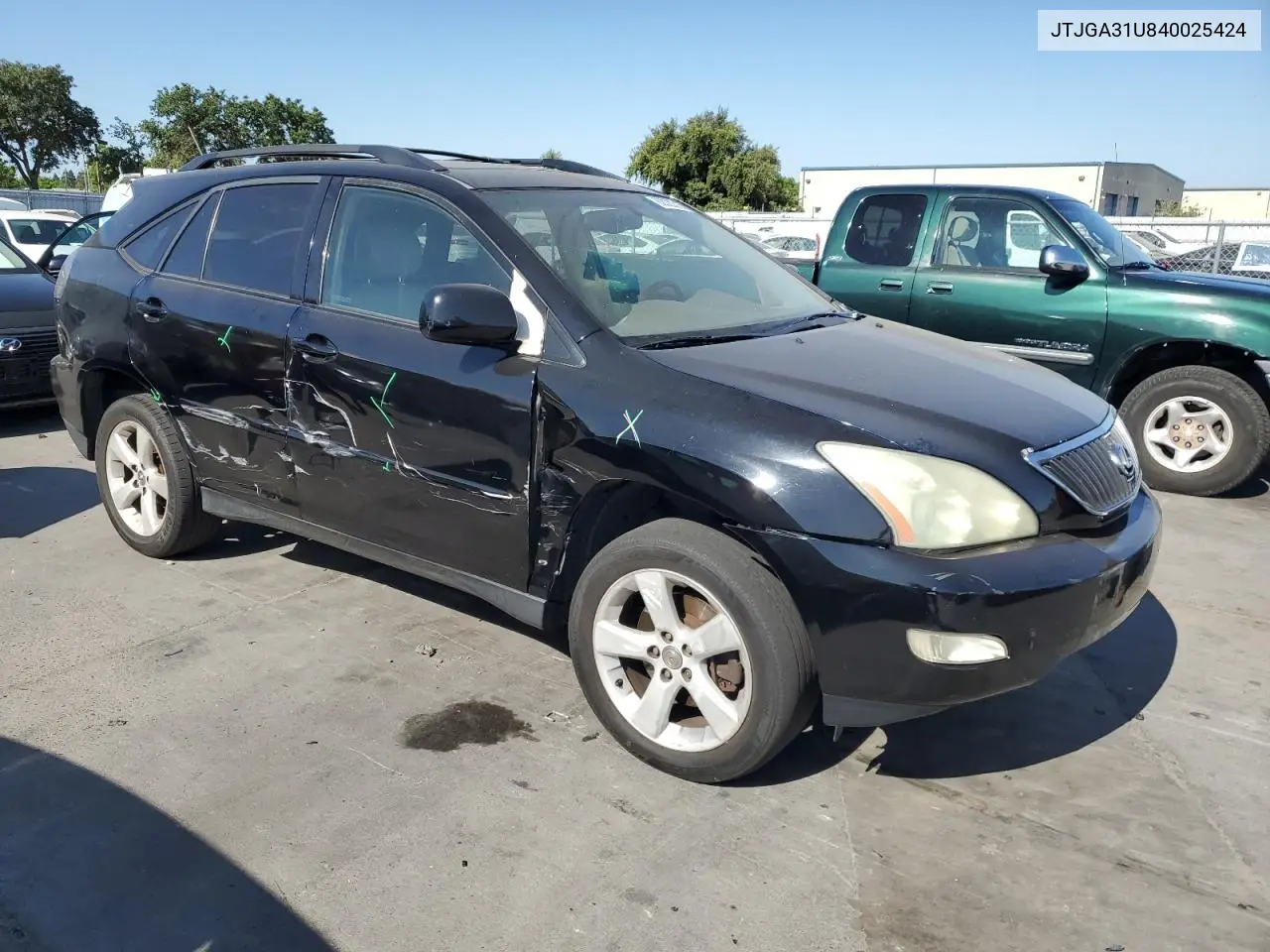 2004 Lexus Rx 330 VIN: JTJGA31U840025424 Lot: 62020315