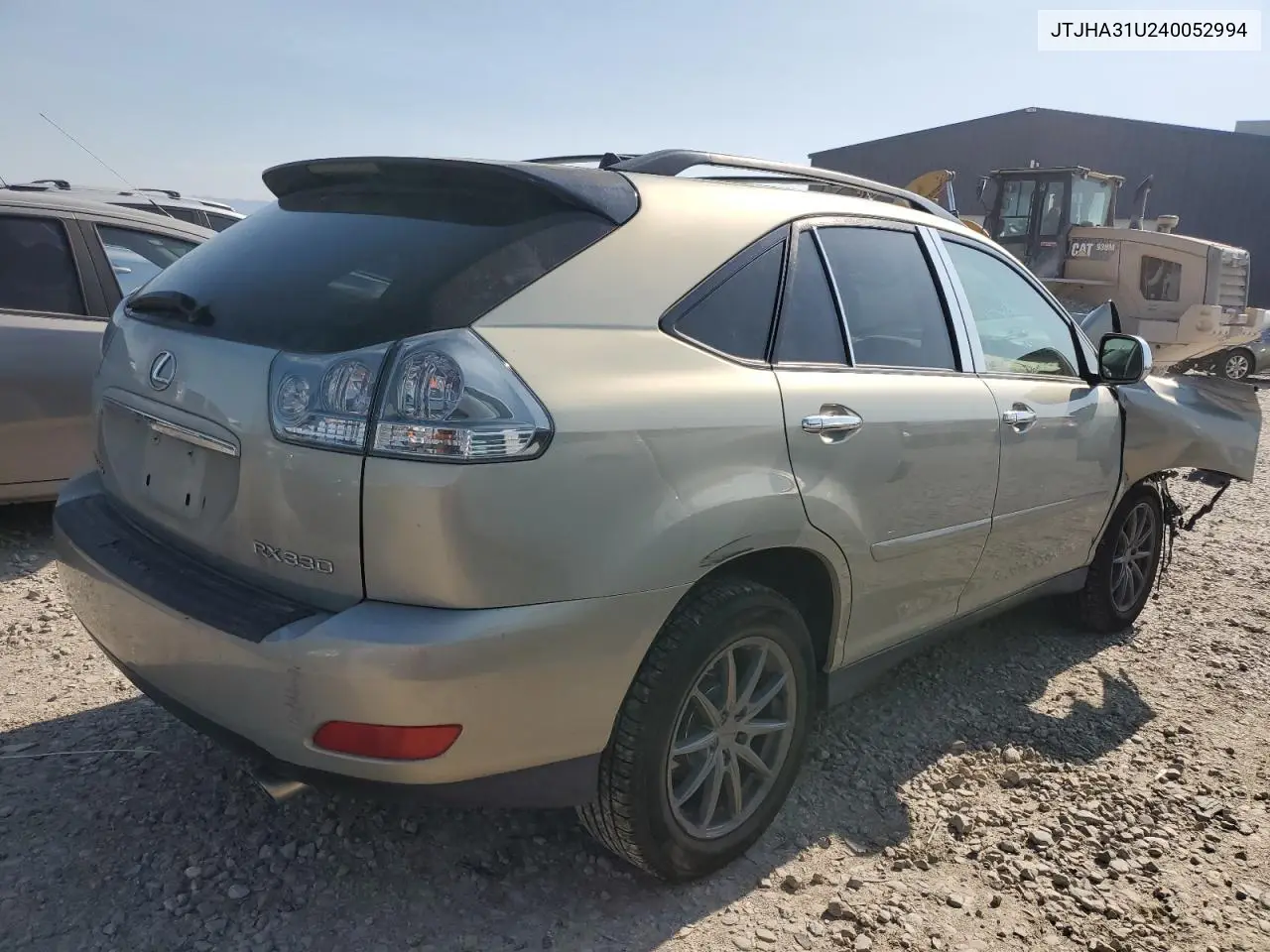 2004 Lexus Rx 330 VIN: JTJHA31U240052994 Lot: 62123555