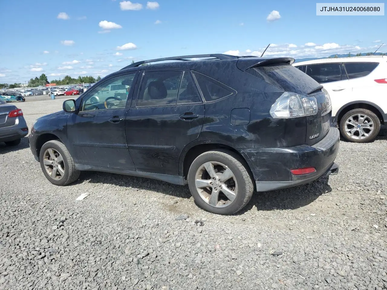 2004 Lexus Rx 330 VIN: JTJHA31U240068080 Lot: 62264685