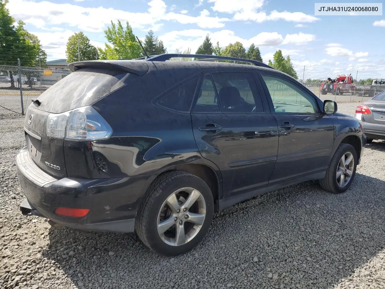 2004 Lexus Rx 330 VIN: JTJHA31U240068080 Lot: 62264685