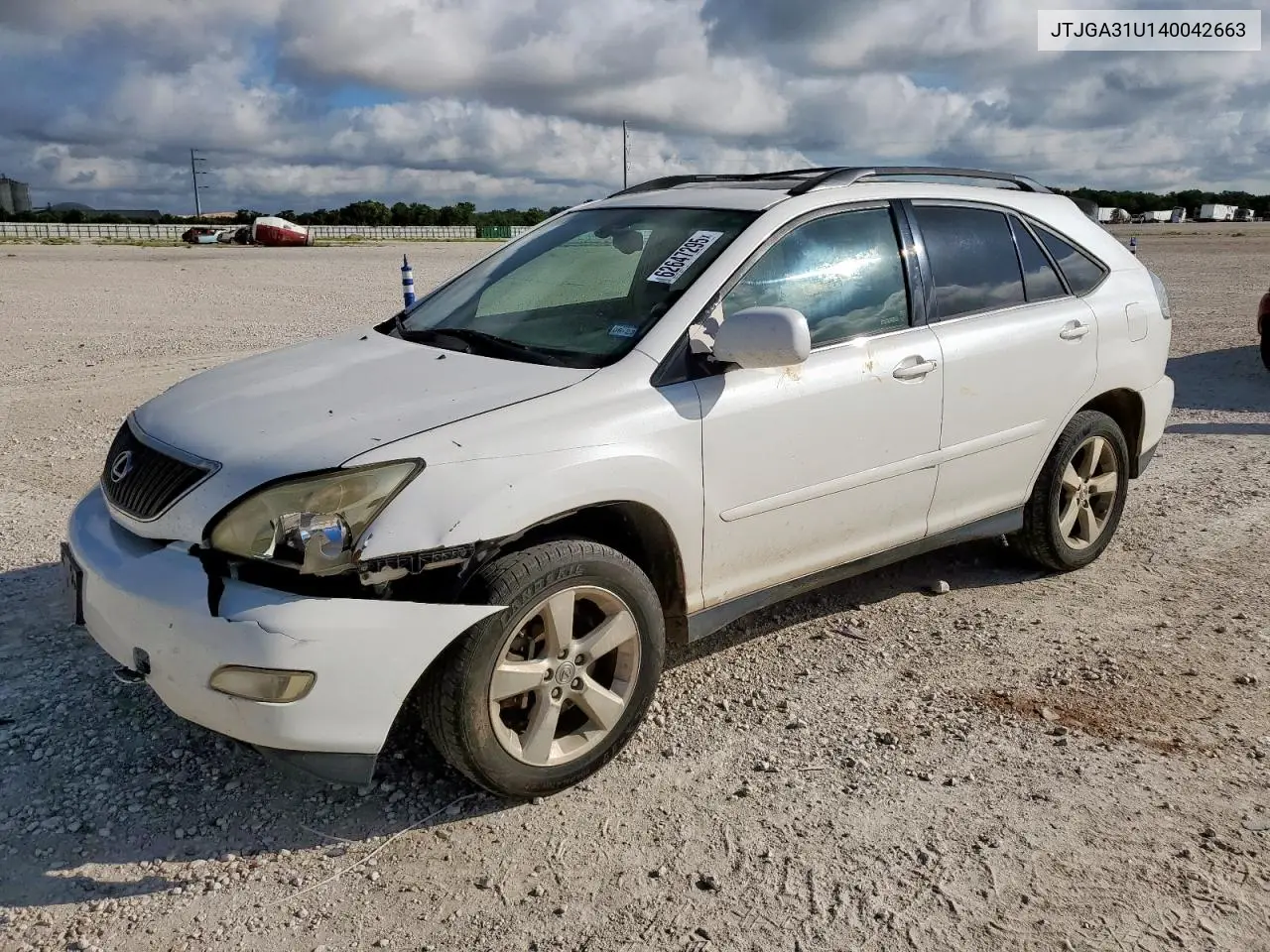 2004 Lexus Rx 330 VIN: JTJGA31U140042663 Lot: 62647295