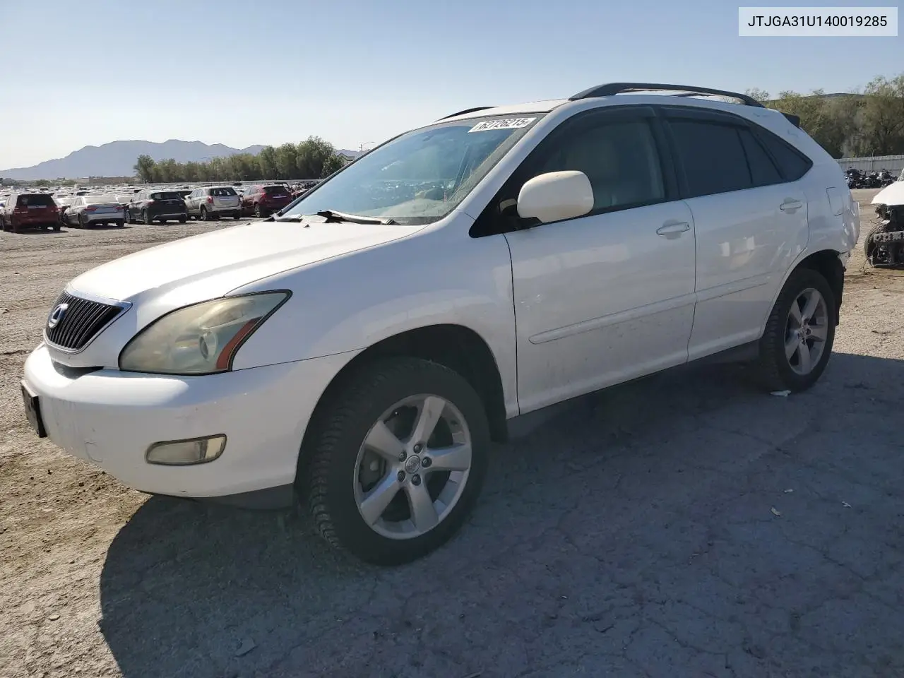 2004 Lexus Rx 330 VIN: JTJGA31U140019285 Lot: 62726215