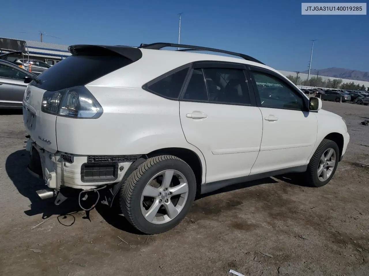 2004 Lexus Rx 330 VIN: JTJGA31U140019285 Lot: 62726215
