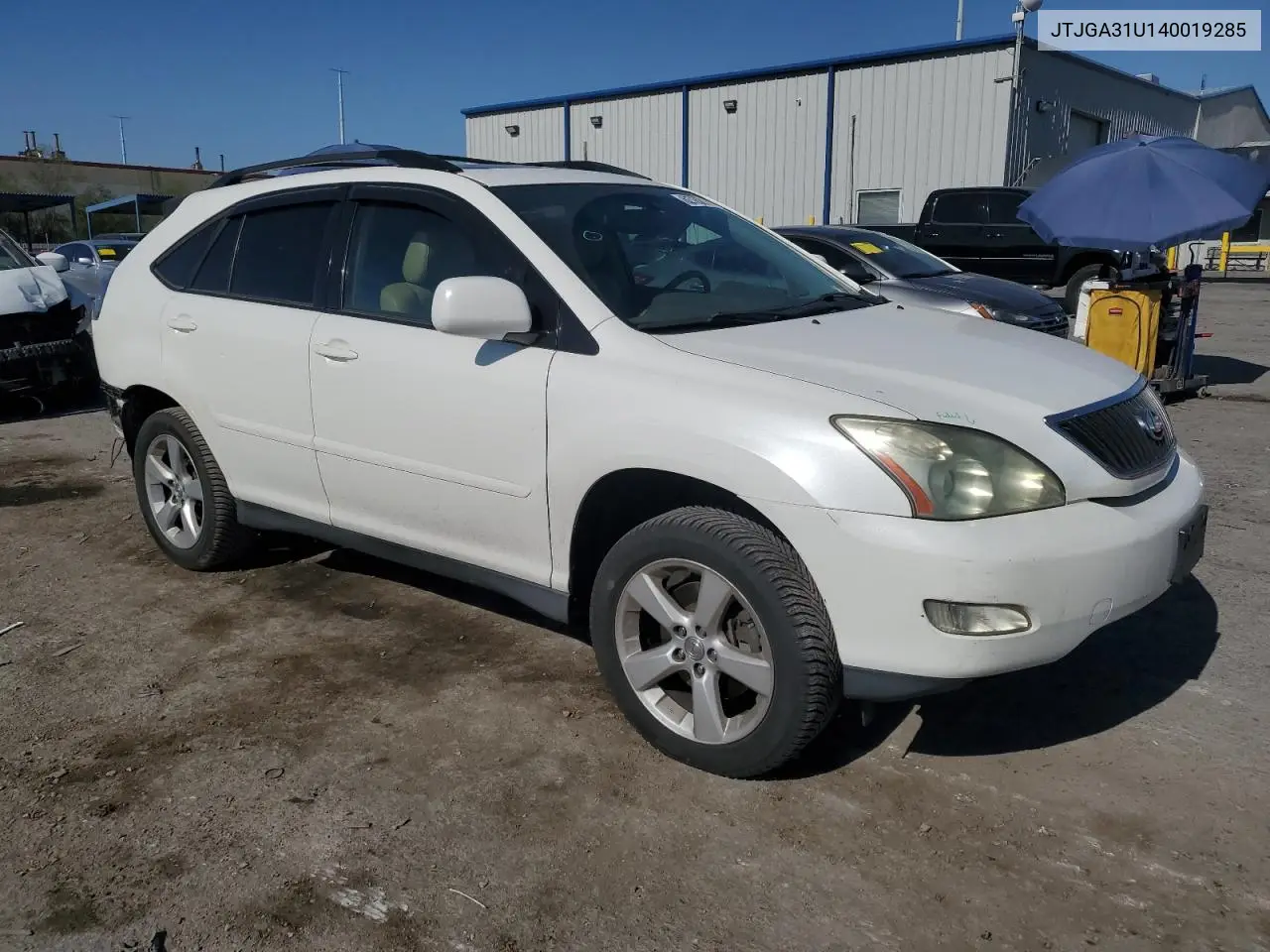 2004 Lexus Rx 330 VIN: JTJGA31U140019285 Lot: 62726215