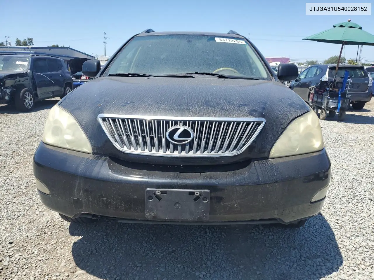 2004 Lexus Rx 330 VIN: JTJGA31U540028152 Lot: 64110295