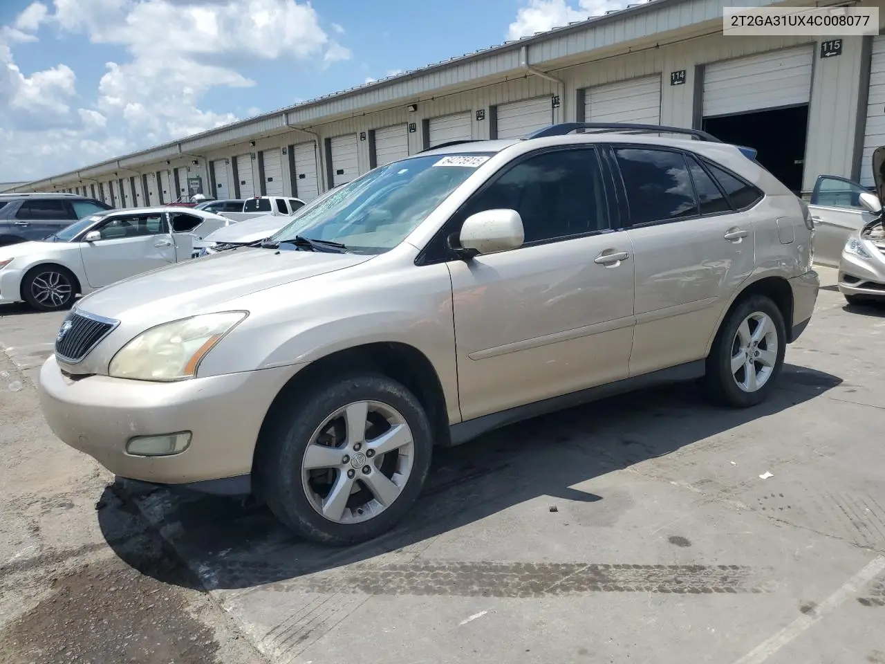 2t2ga31ux4c008077 2T2GA31UX4C008077 2004 Lexus Rx 330