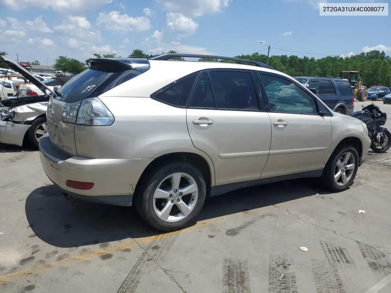 2t2ga31ux4c008077 2T2GA31UX4C008077 2004 Lexus Rx 330