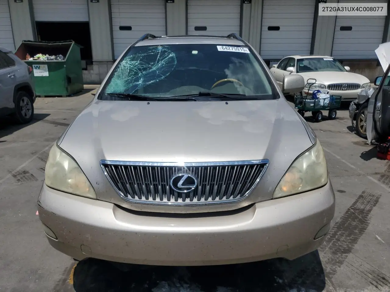 2t2ga31ux4c008077 2T2GA31UX4C008077 2004 Lexus Rx 330