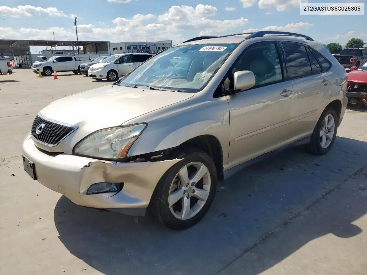 2005 Lexus Rx 330 VIN: 2T2GA31U35C025305 Lot: 54940795