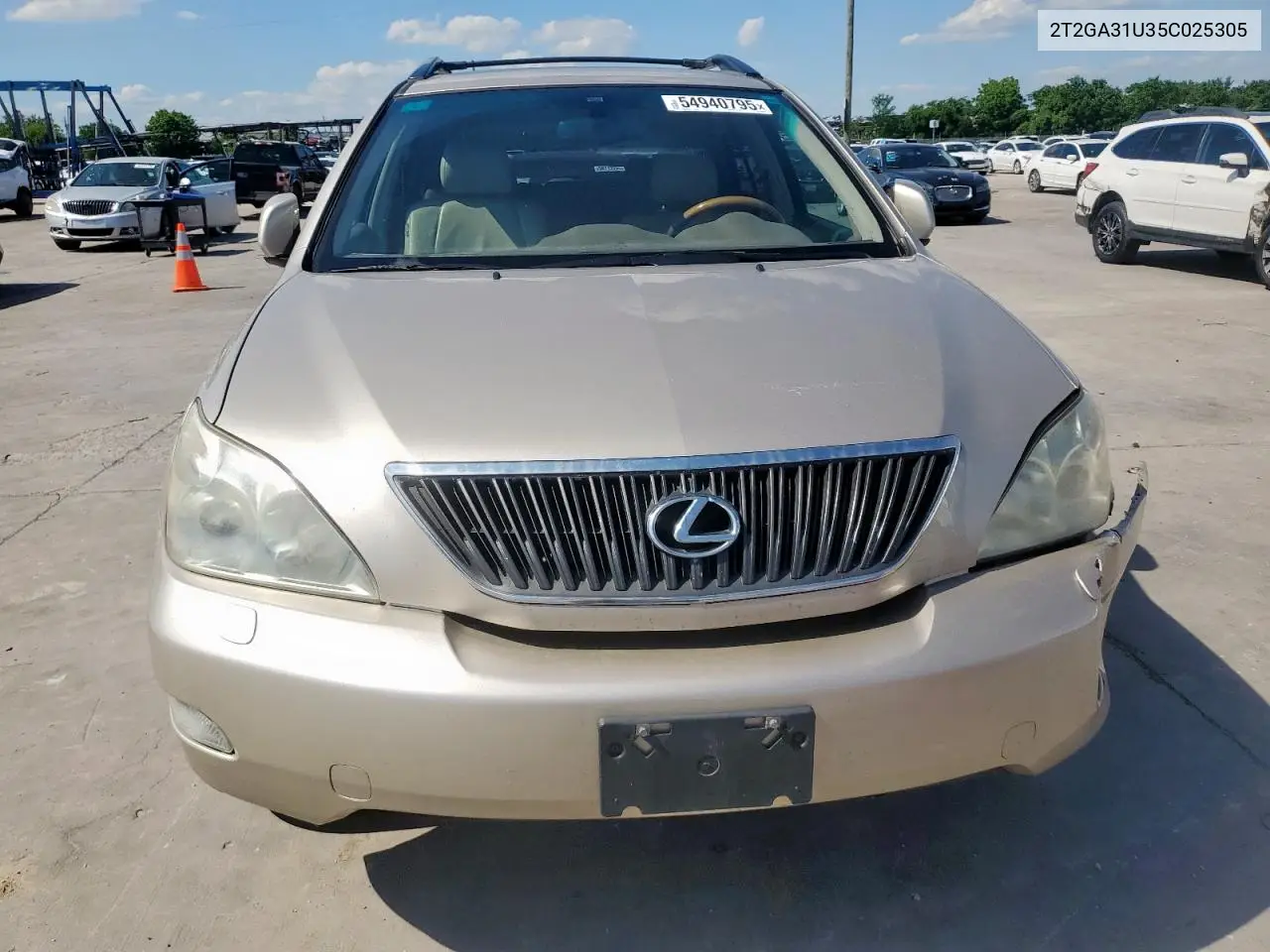 2005 Lexus Rx 330 VIN: 2T2GA31U35C025305 Lot: 54940795