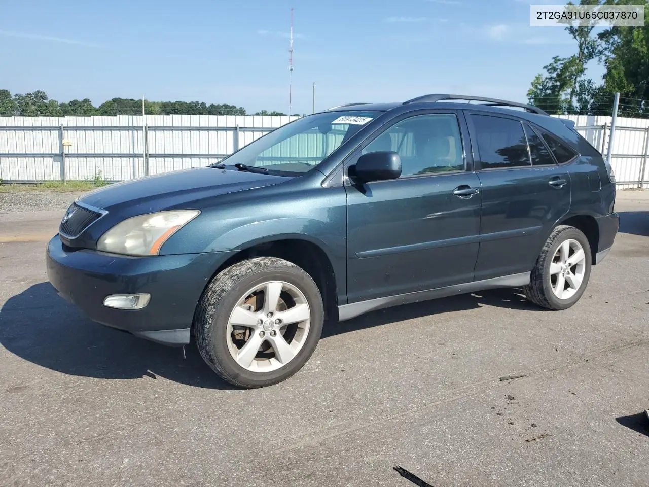 2005 Lexus Rx 330 VIN: 2T2GA31U65C037870 Lot: 60913425