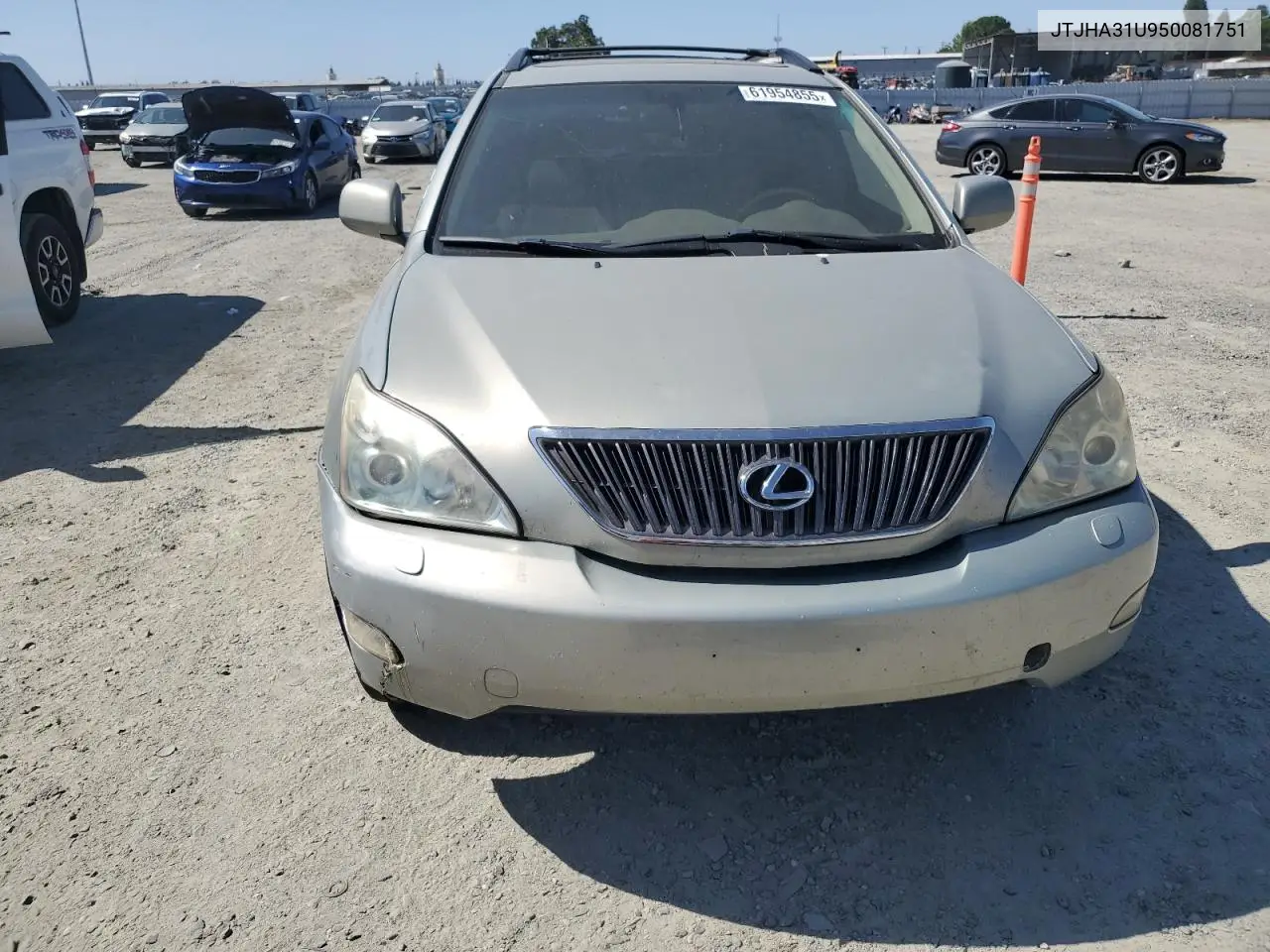 2005 Lexus Rx 330 VIN: JTJHA31U950081751 Lot: 61954855
