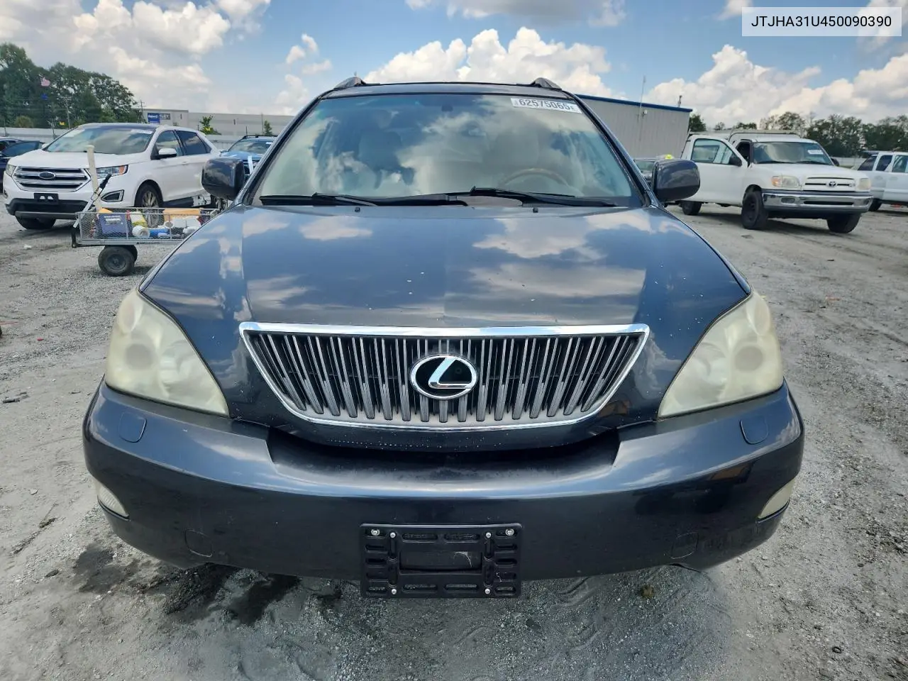 2005 Lexus Rx 330 VIN: JTJHA31U450090390 Lot: 62575065