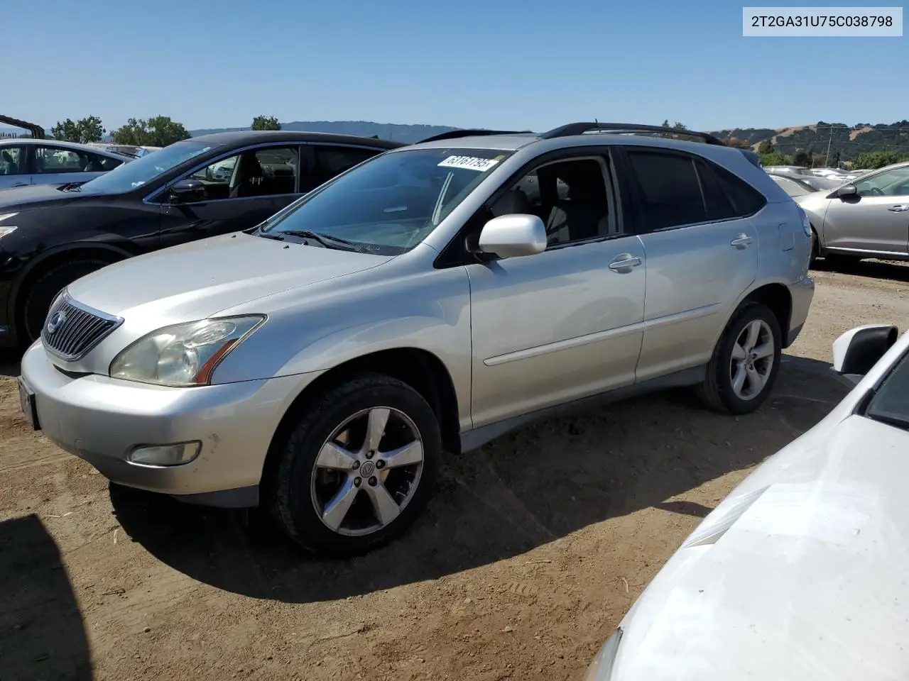2005 Lexus Rx 330 VIN: 2T2GA31U75C038798 Lot: 63161795