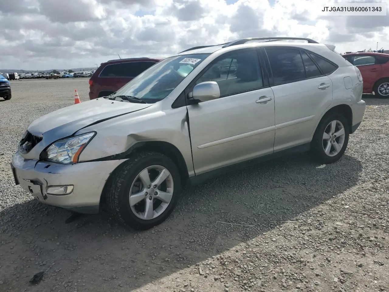 2006 Lexus Rx 330 VIN: JTJGA31U860061343 Lot: 56251145