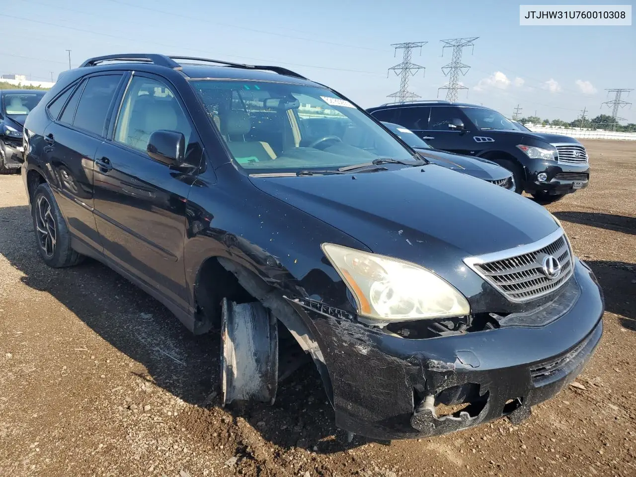 2006 Lexus Rx 400 VIN: JTJHW31U760010308 Lot: 62185265