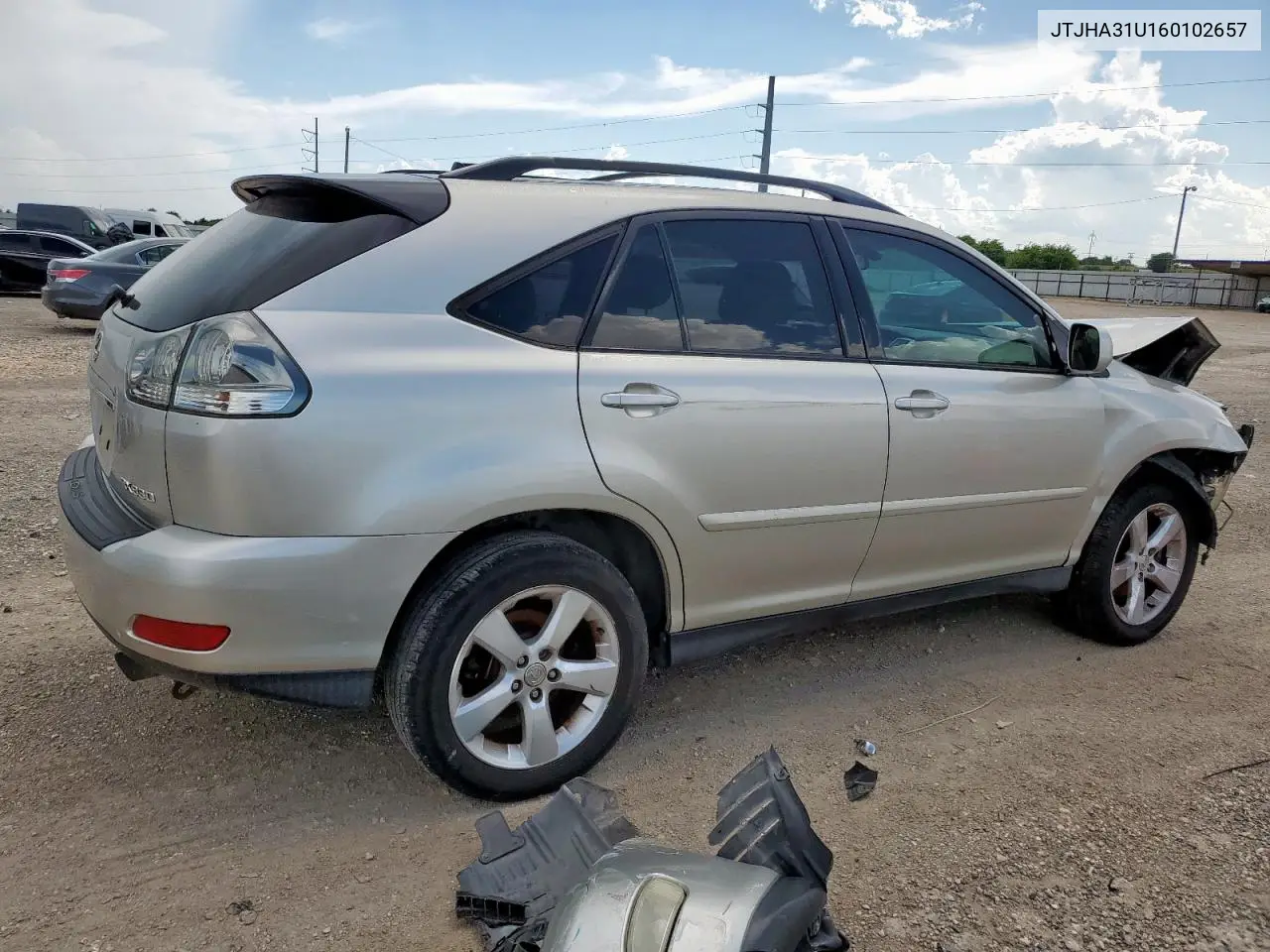 2006 Lexus Rx 330 VIN: JTJHA31U160102657 Lot: 62728965