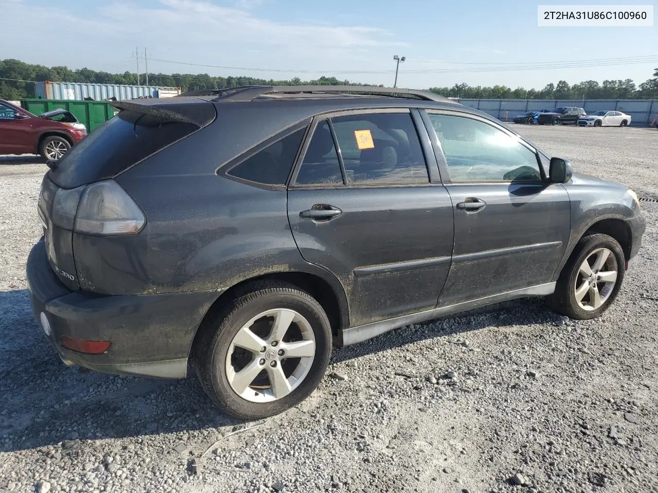 2006 Lexus Rx 330 VIN: 2T2HA31U86C100960 Lot: 63908345
