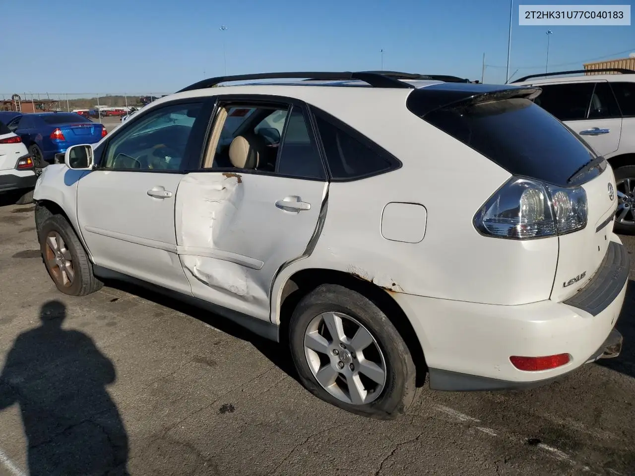 2007 Lexus Rx 350 VIN: 2T2HK31U77C040183 Lot: 53807855
