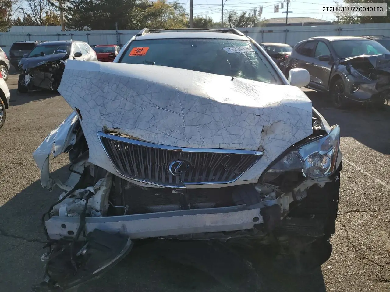 2007 Lexus Rx 350 VIN: 2T2HK31U77C040183 Lot: 53807855