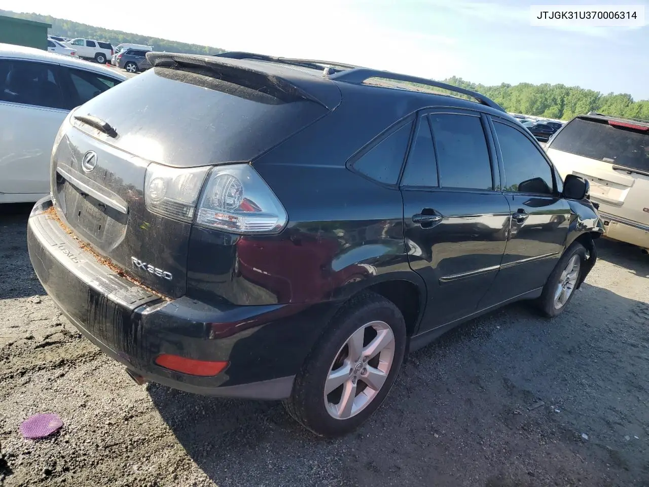 2007 Lexus Rx 350 VIN: JTJGK31U370006314 Lot: 55476765
