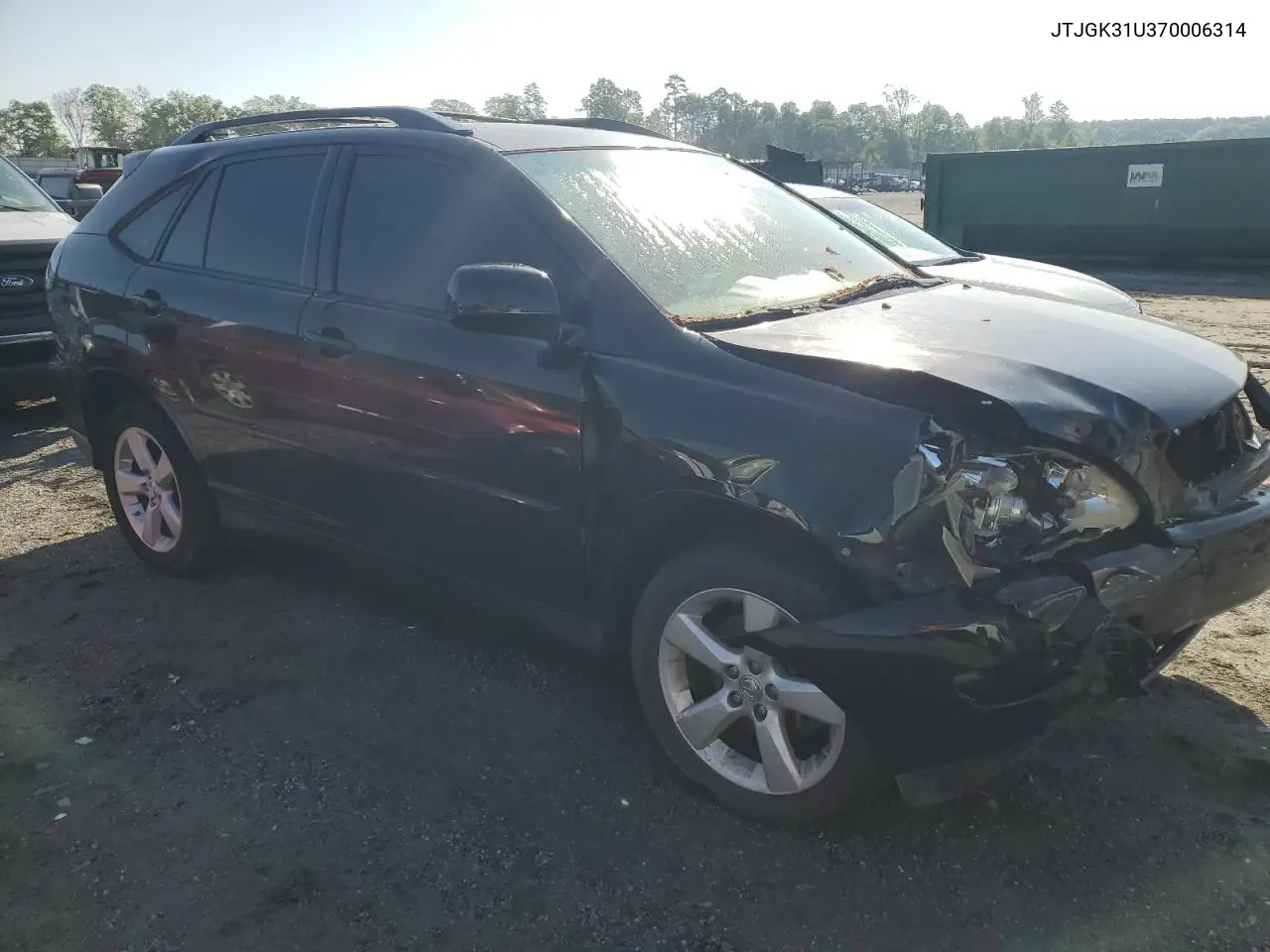2007 Lexus Rx 350 VIN: JTJGK31U370006314 Lot: 55476765