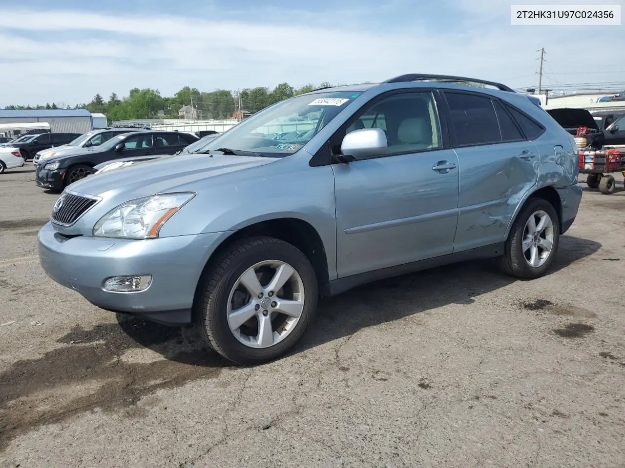 2007 Lexus Rx 350 VIN: 2T2HK31U97C024356 Lot: 55842115