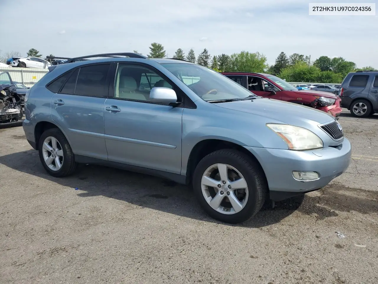 2007 Lexus Rx 350 VIN: 2T2HK31U97C024356 Lot: 55842115