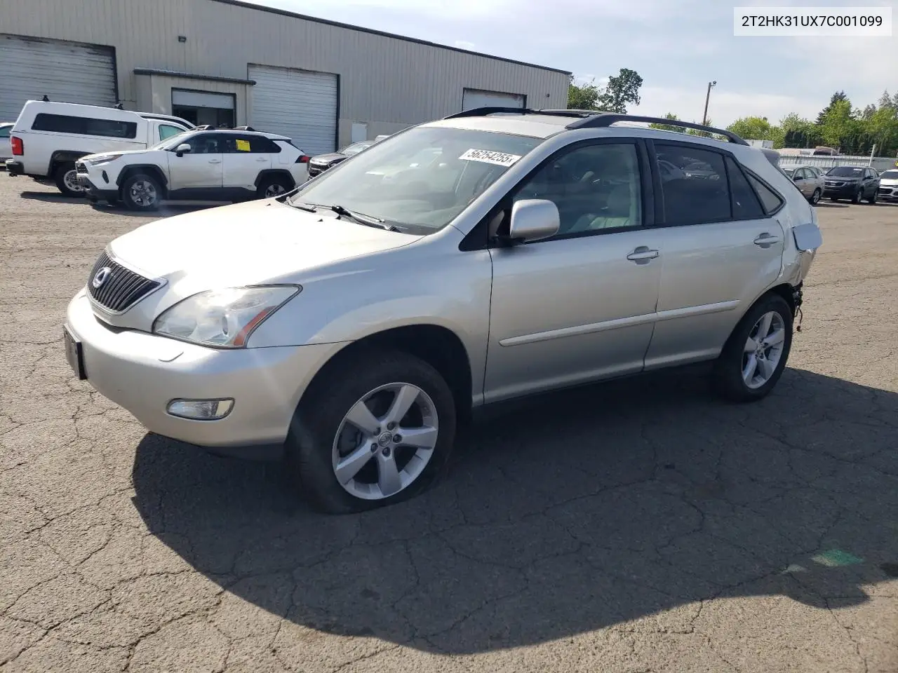 2007 Lexus Rx 350 VIN: 2T2HK31UX7C001099 Lot: 56254255